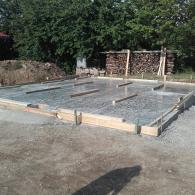 Brestel-Bau Rottenburg,Estrichverlegung